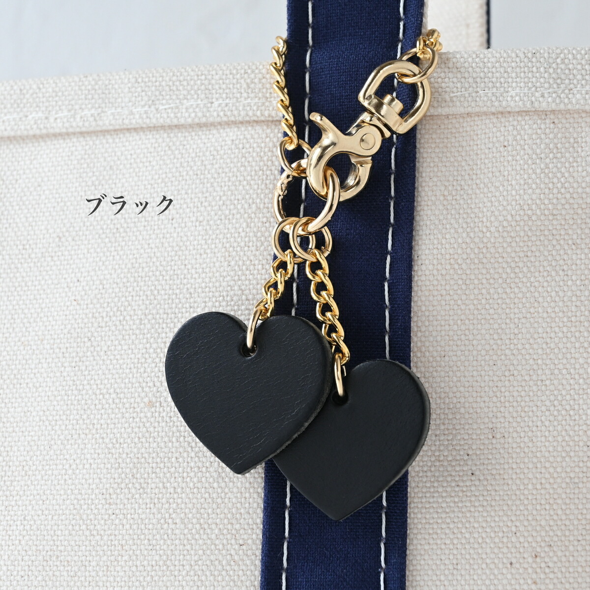 楽天市場】バッグチャーム ハート イタリア産革 ネームタグ キー