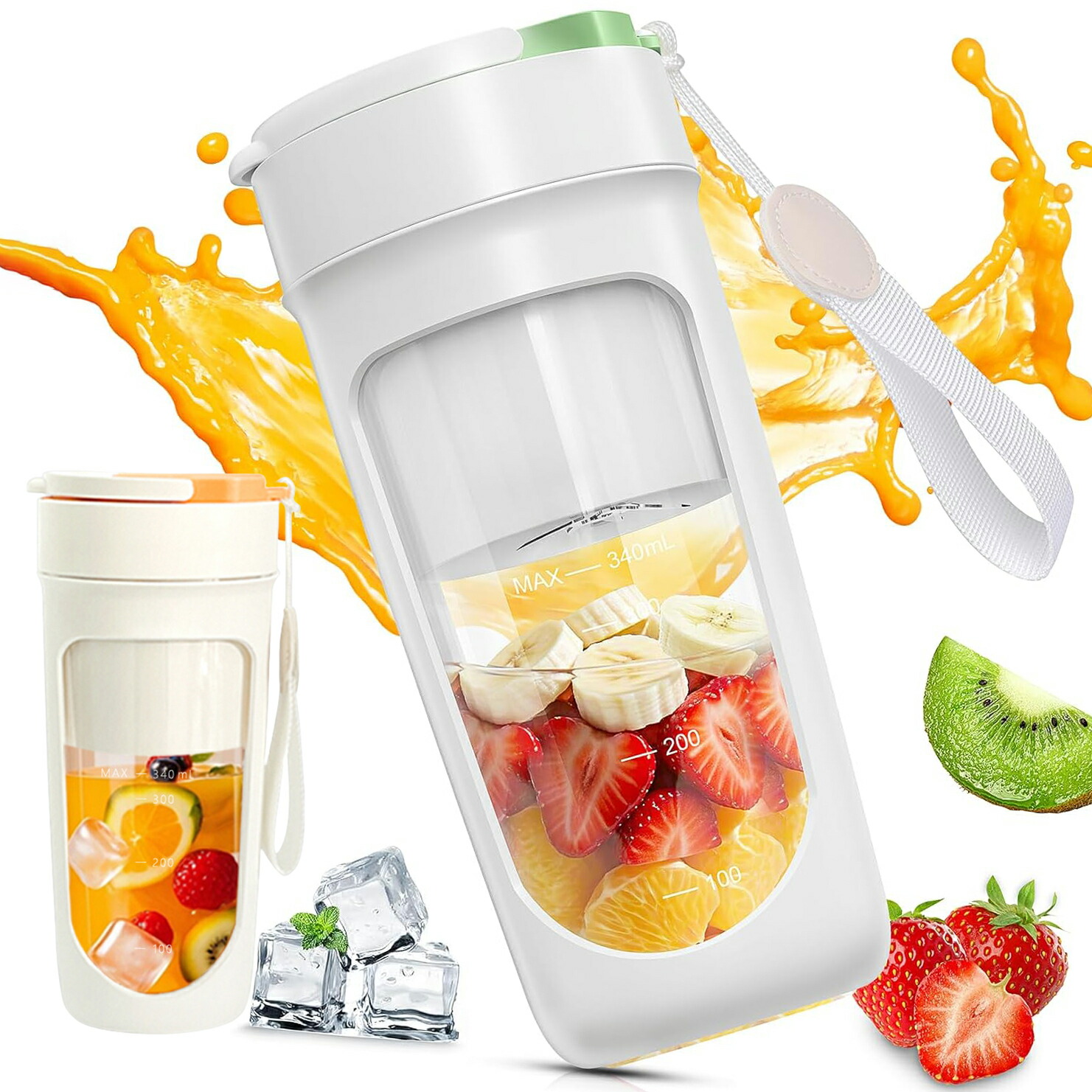 楽天市場】ミキサー 小型 ジューサー スムージー 20枚刃 氷も砕ける