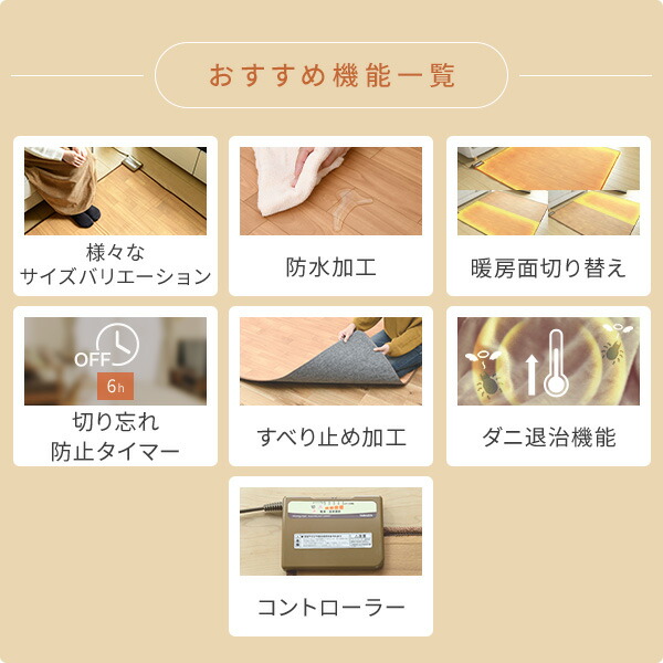 楽天市場】ホットカーペット フローリング調 1畳 1.6畳 2畳 3畳 ホット