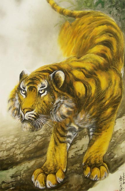 輝一⁄平治物語図⁄大和絵⁄桐共箱付⁄布袋