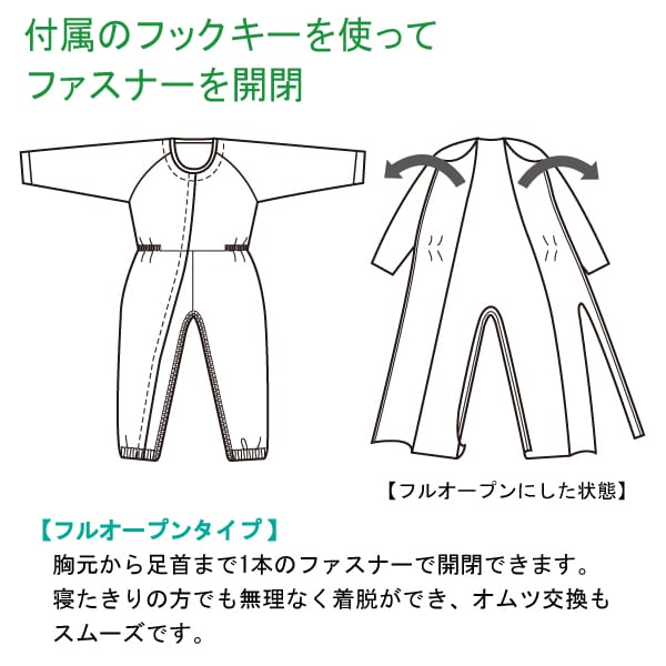 楽天市場】介護 つなぎ パジャマ 丸昌 制菌前開き介護用つなぎ(フル