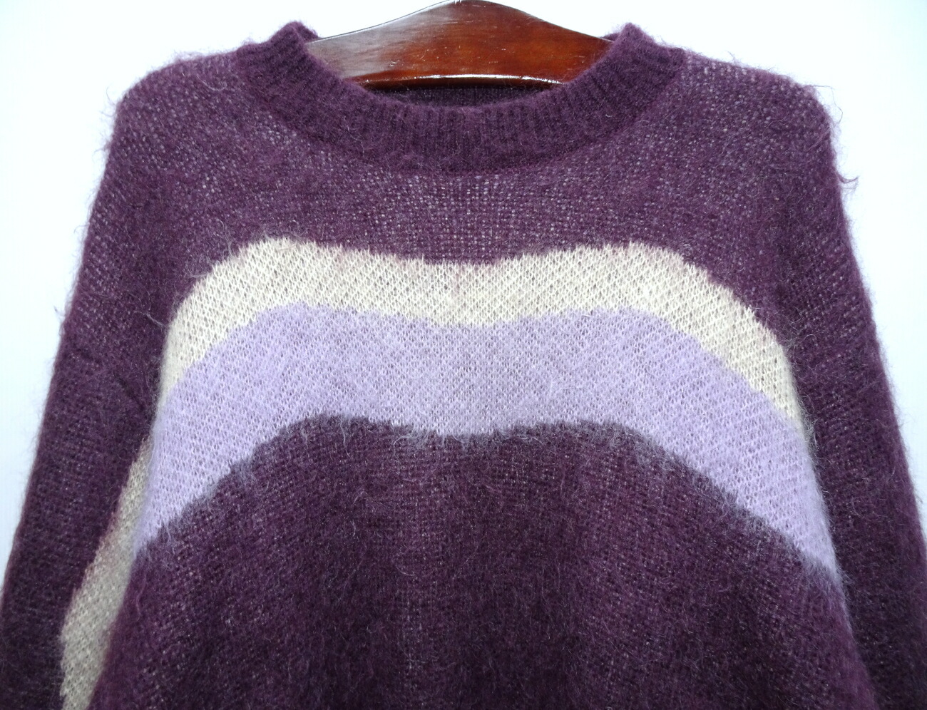 トップス NKNIT 22AW-016 wave pattern mohair KNIT nknit wave