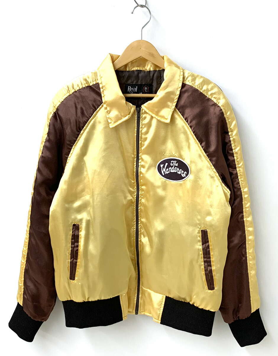 楽天市場】【中古】US古着 ワンダラーズ WANDERERS サテン スカジャン