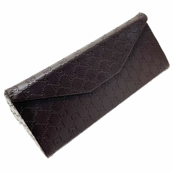 楽天市場】【×】グッチ メガネケース シマ サングラスケース レザー 革
