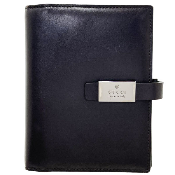 楽天市場】グッチ 手帳カバー ロゴ アジェンダ レザー 革 ダーク