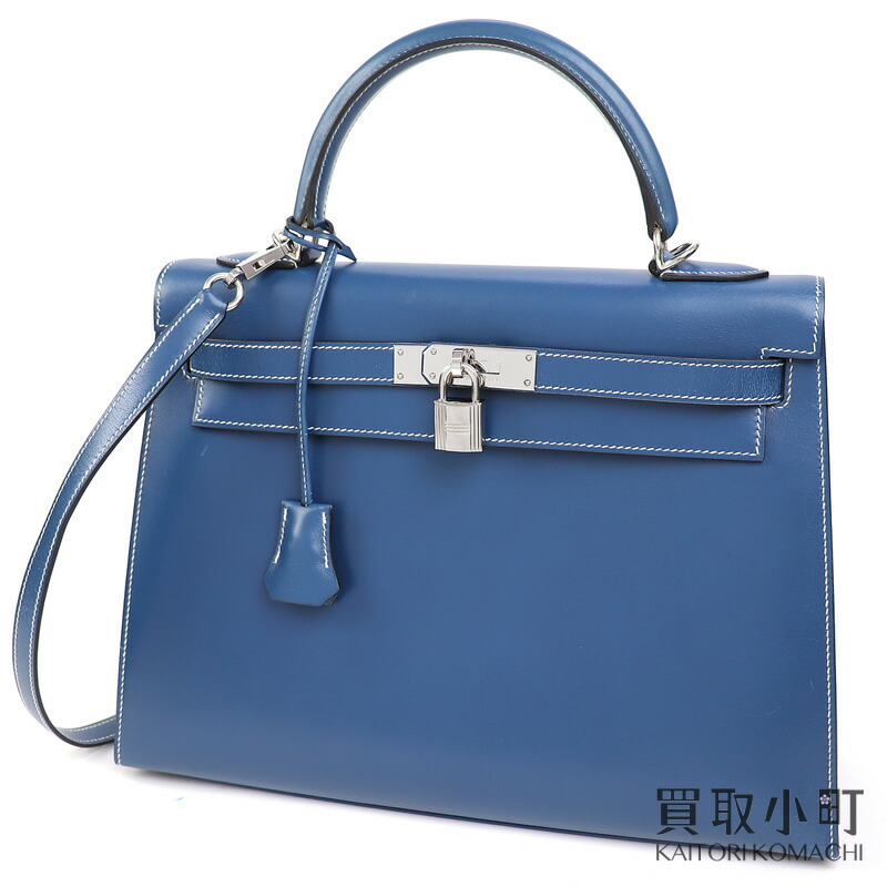 楽天市場】エルメス 【HERMES】 ケリー32 外縫い ブルータラサ
