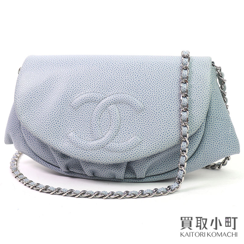 楽天市場】シャネル チェーンウォレット ハーフムーンの通販