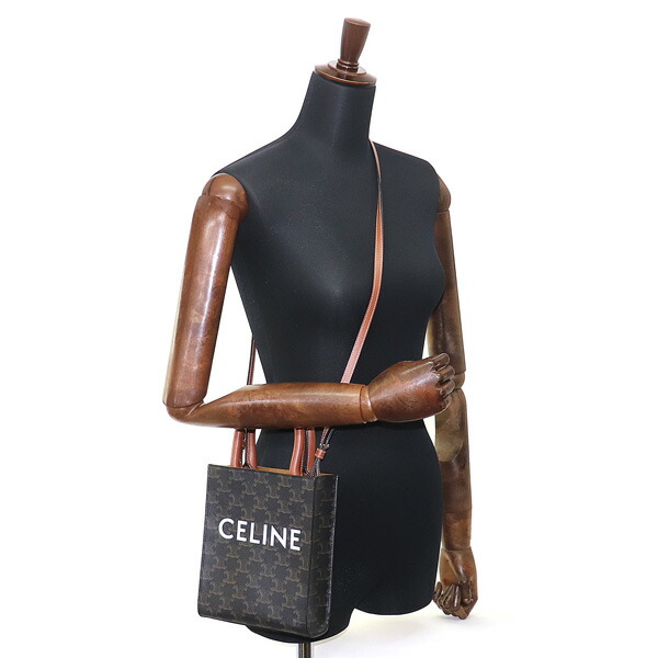 楽天市場】【美品】セリーヌ【CELINE】ミニ バーティカル カバ