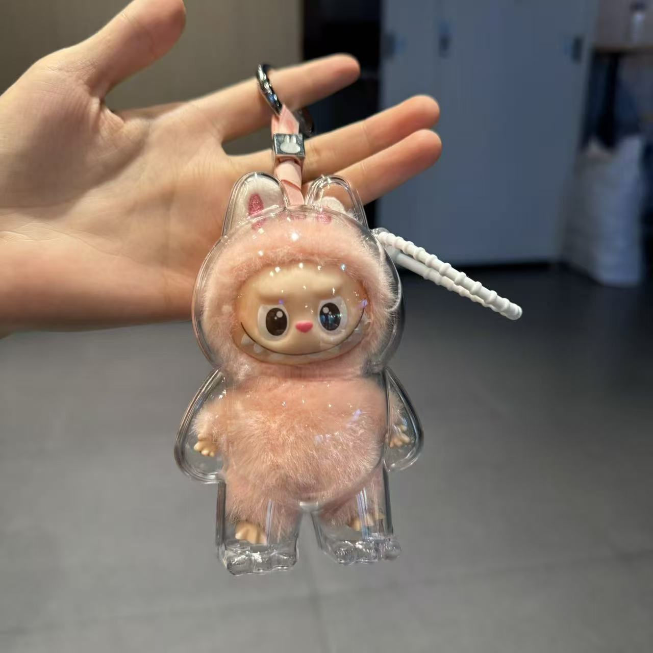 楽天市場】【高透明】ぬいぐるみ 収納ケース ラブブ ショーケース 展示