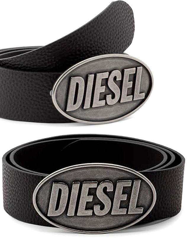 楽天市場】DIESEL ディーゼル メンズ立体オーバルプレートロゴバックル