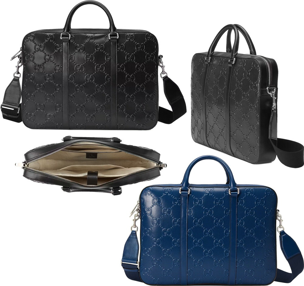 楽天市場】GUCCI グッチ メンズ ピンパンチングレザーGGエンボスロゴ