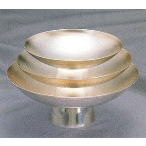 純銀盃皿のみ 甲台無し 旧い 純銀製盃 純銀製の銀杯/銀盃 純銀盃 純銀