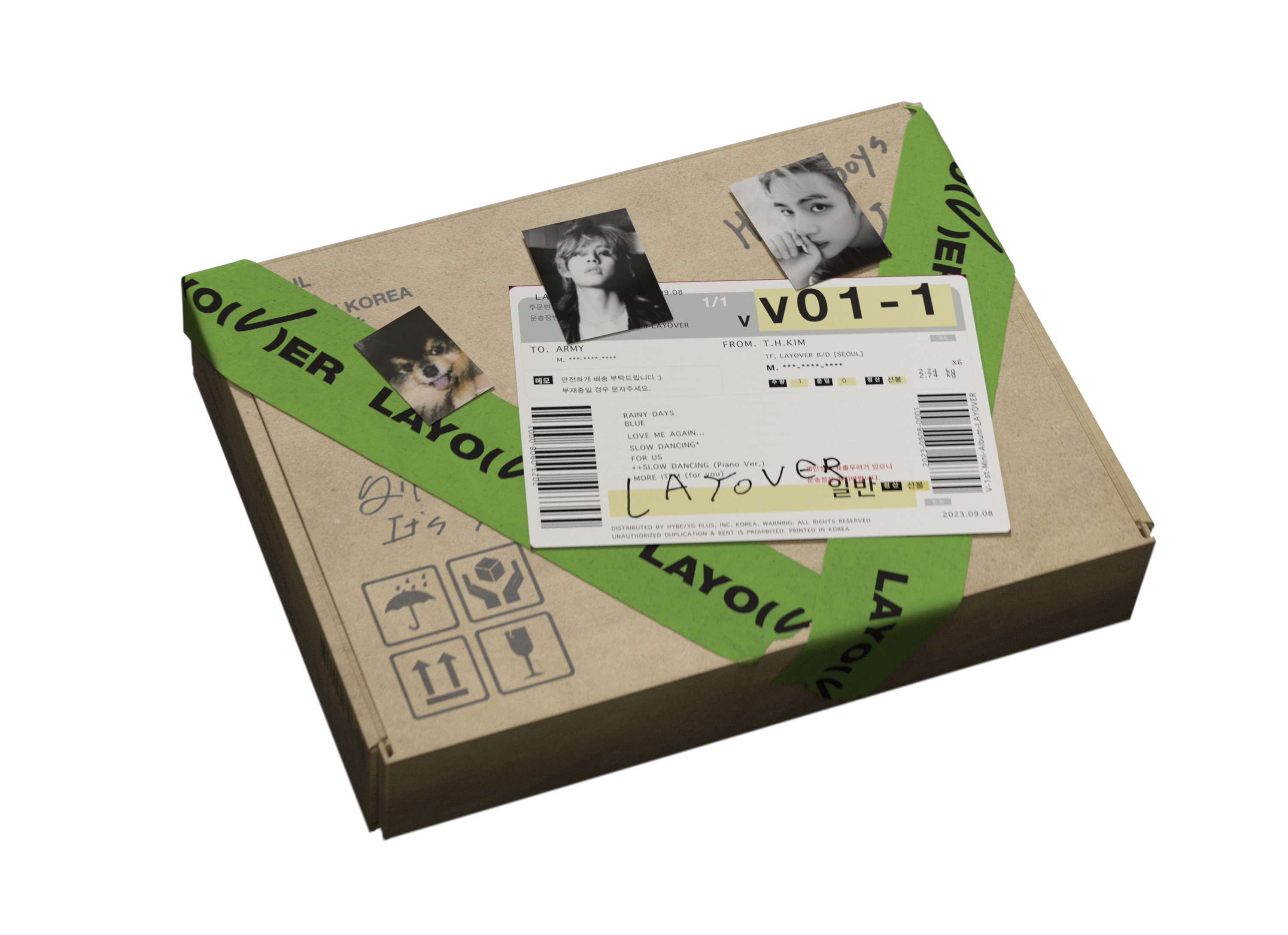 楽天市場】[おまけ付き] BTS V 1st ソロアルバム [Layover] バージョン