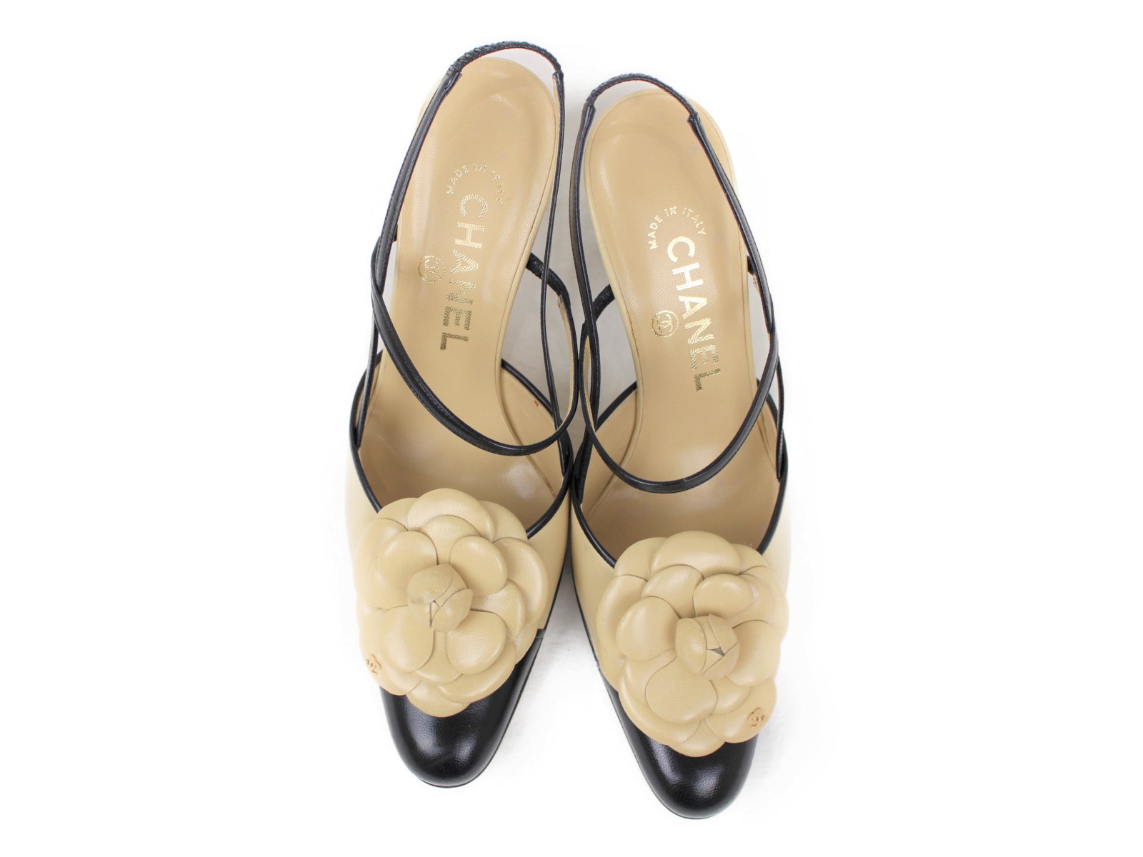 楽天市場】【箱・布袋あり】CHANEL シャネル カメリアデザインヒール