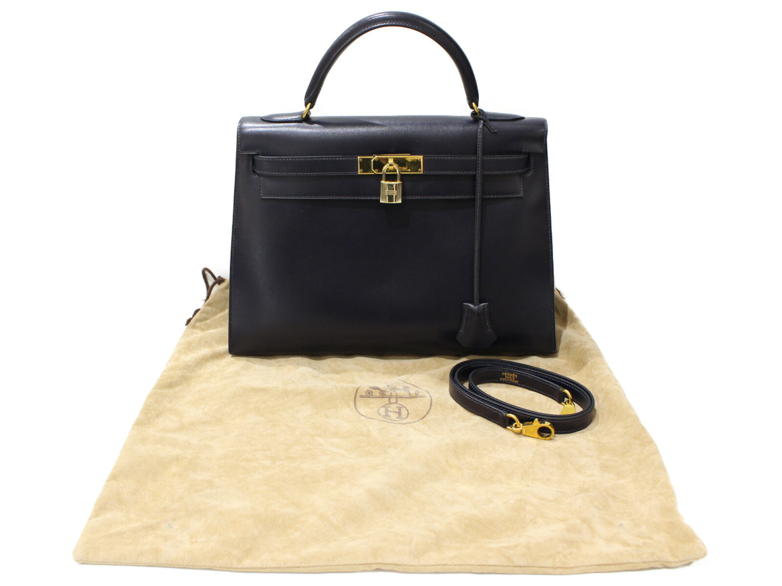 楽天市場】【布袋あり】HERMES エルメス ケリー32 □B刻印 1998年製 外