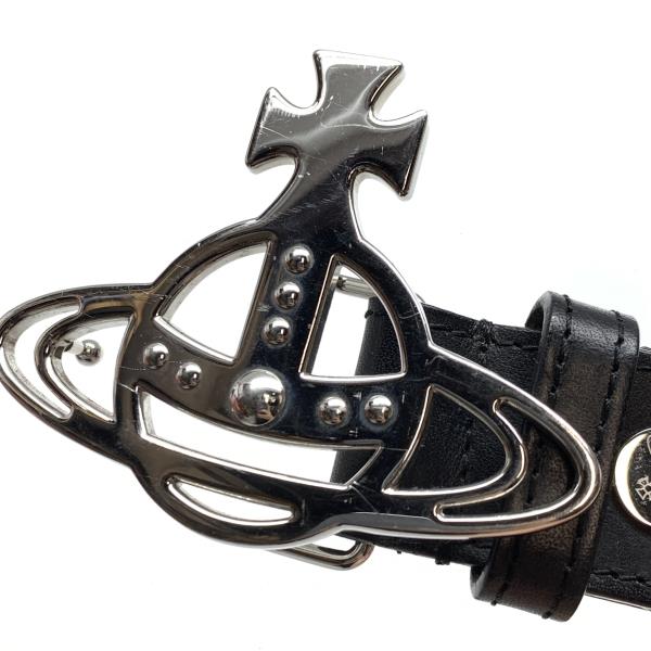 楽天市場】ヴィヴィアンウエストウッド オーブ レザー ベルト 黒