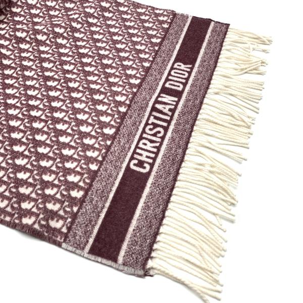 楽天市場】Dior ディオール オブリーク カシミヤ バーガンディ