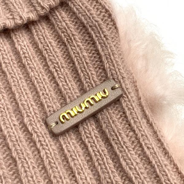 楽天市場】MIU MIU ミュウミュウ 手袋 グローブ サイズ7 シープファー