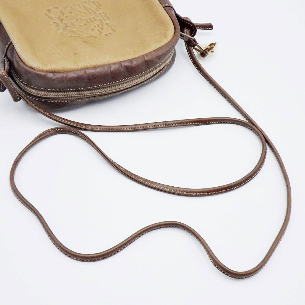 楽天市場】【ロエベ】ヴィンテージ レザーショルダーバッグ アナグラム