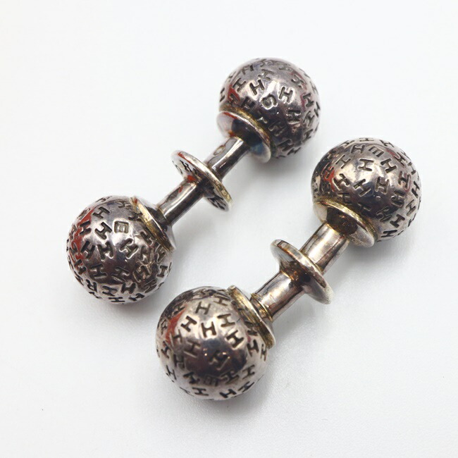 楽天市場】エルメス【Hermes】Hデザインカフス カフスボタン 約24.5g
