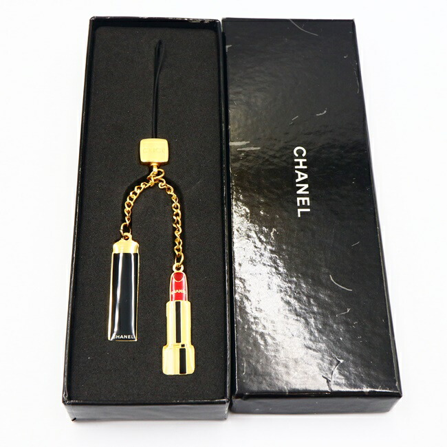 楽天市場】シャネル【CHANEL】非売品 携帯ストラップ リップチャーム