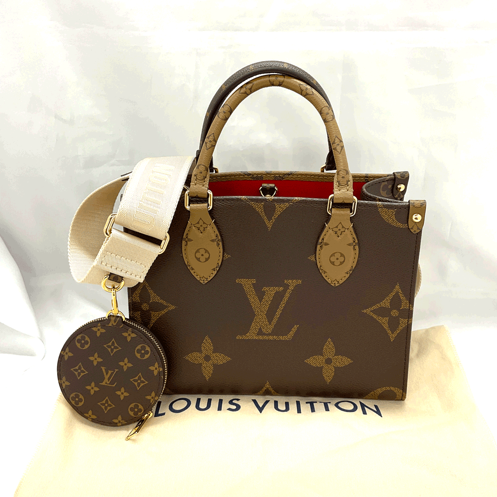 楽天市場】N【中古】【LOUIS VUITTON】ルイ ヴィトン オンザゴーPM