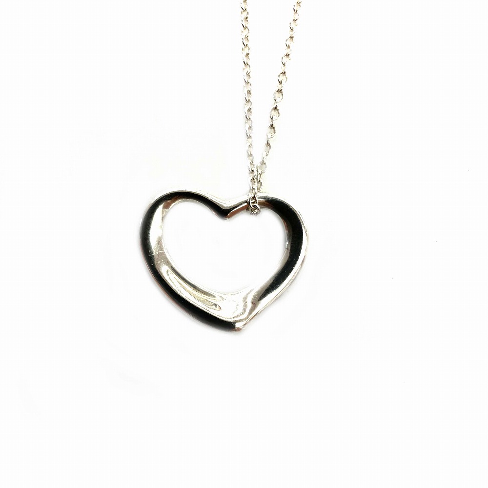 楽天市場】o【TIFFANY＆Co.】オープンハートネックレス SV925 シルバー