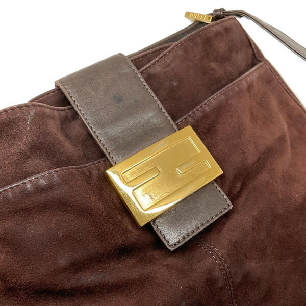 楽天市場】FENDI フェンディ スエード マンマバケット ショルダー
