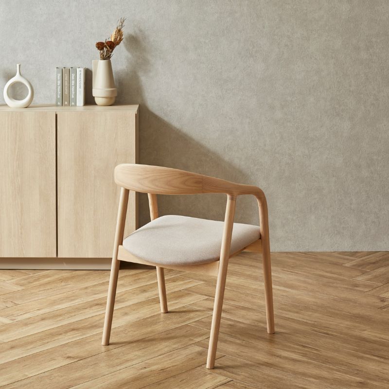 楽天市場】【NEWcolor white 座面ファブリックタイプ】北欧風チェア