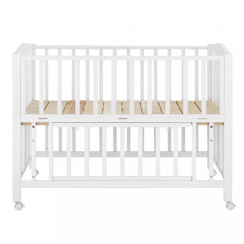 楽天市場】ベビーベッド 折りたたみ レギュラーサイズ 木製 床板すのこ