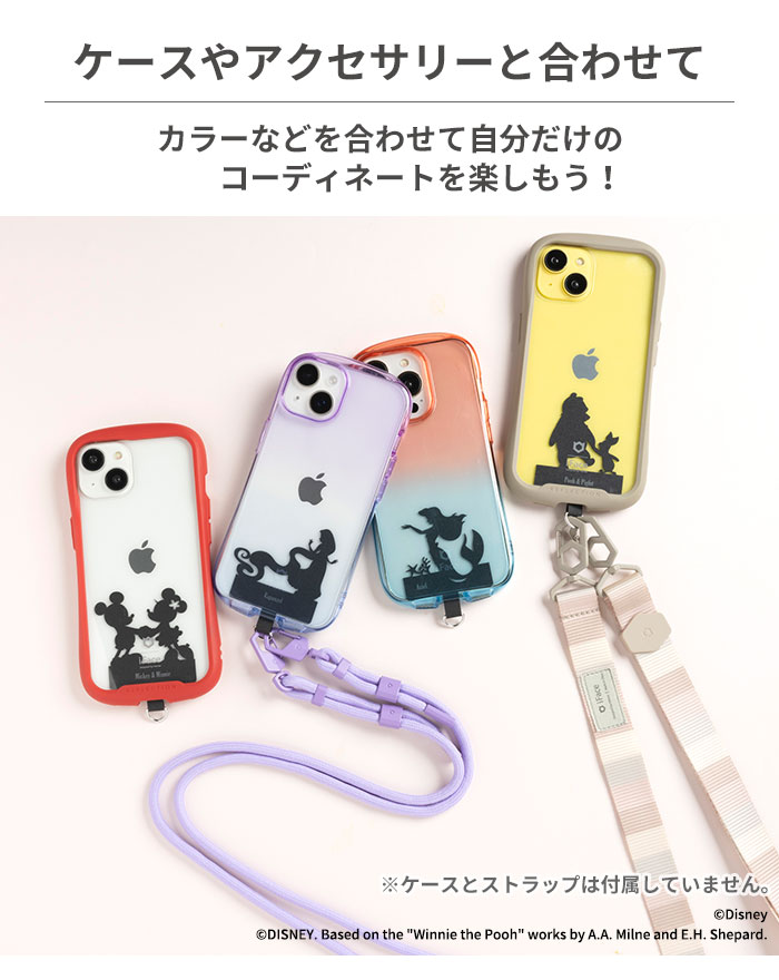 楽天市場】ストラップホルダー ディズニー シルエット Premium Style