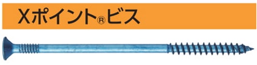 楽天市場】*Xポイントビス サイズ6x80 1箱/100本入カラー：銀【WAKAI