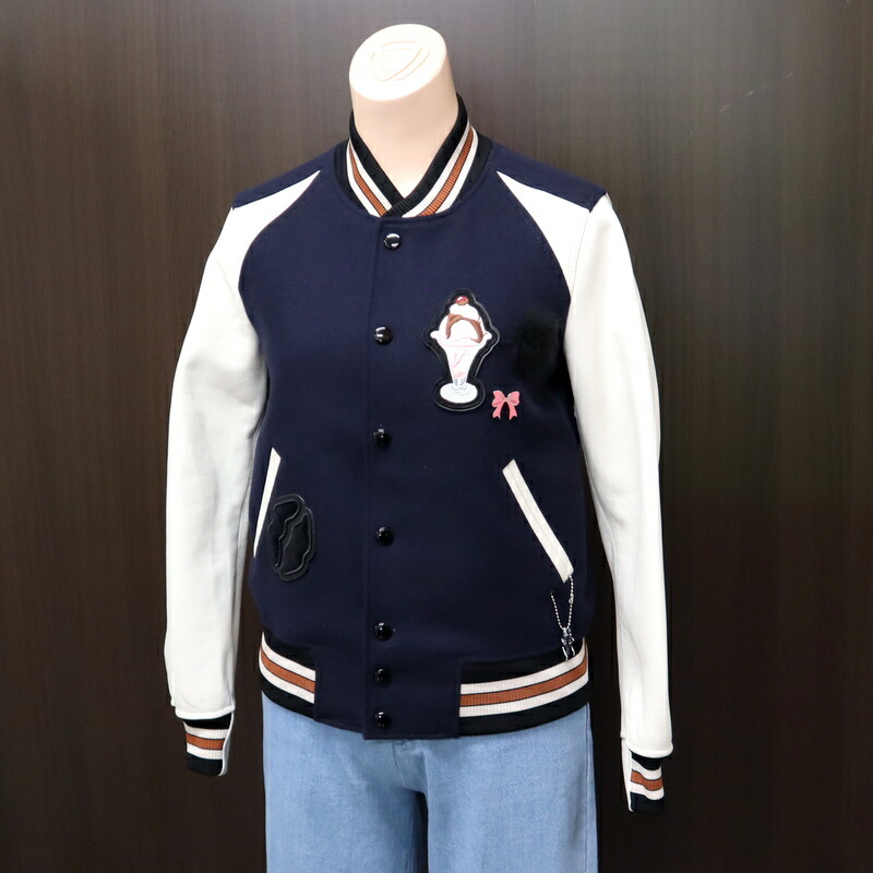 楽天市場】【COACH】コーチ スタジアムジャンパー スタジャン ブルゾン