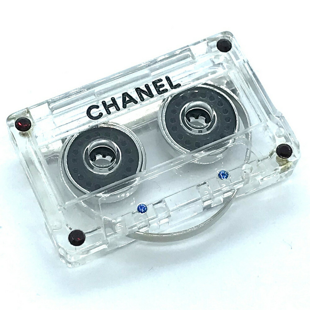 楽天市場】【☆美品☆】CHANEL/シャネル『ブローチ《カセットテープ