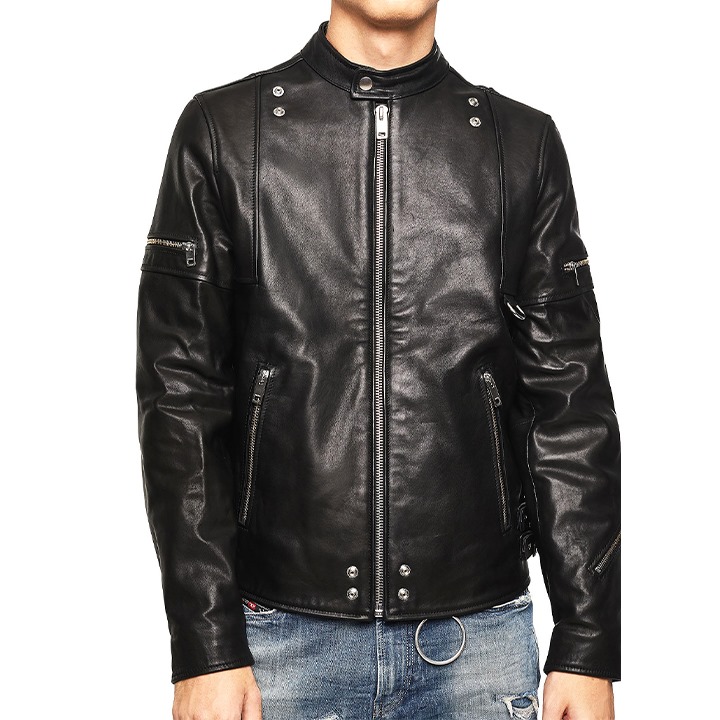 楽天市場】□DIESEL ディーゼル メンズ□羊革 本革 シングルライダース