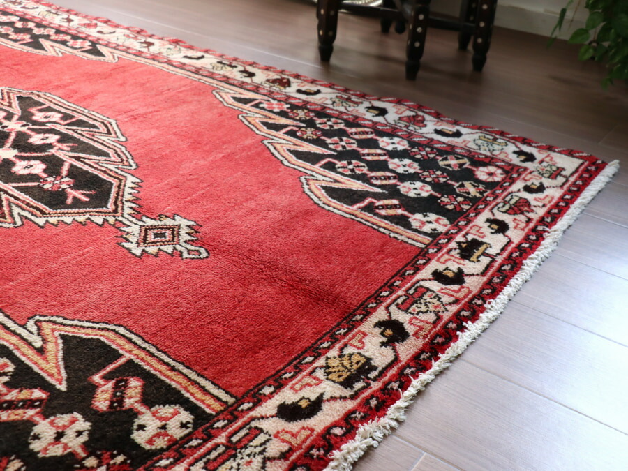 楽天市場】トライバルラグ 部族絨毯 ケルマンシャー 193×131cm