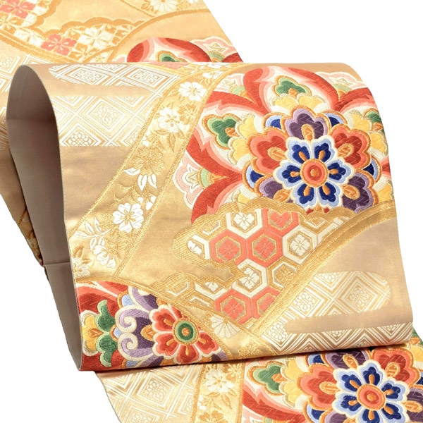 楽天市場】【Prices down4】袋帯 フォーマル 礼装袋帯 「白金色 華紋