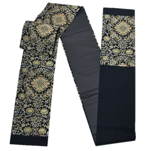 楽天市場】【Prices down4】礼装 袋帯「黒色 宝相華文」未仕立て 正絹