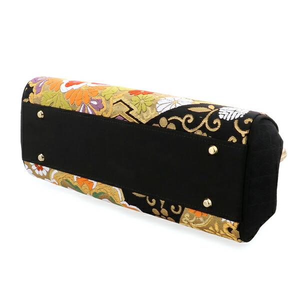 楽天市場】振袖 草履バッグセット ブランド 世美庵「黒地 唐華に菊」L