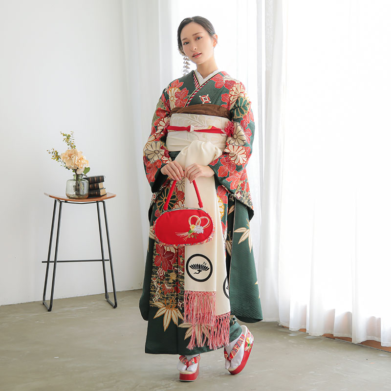 楽天市場】成人式早割クーポン10％オフ【振袖 レンタル】RS755 正絹