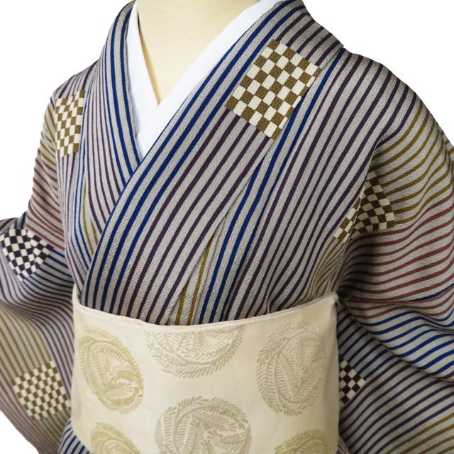 楽天市場】市松模様（着物｜和服）：レディースファッションの通販