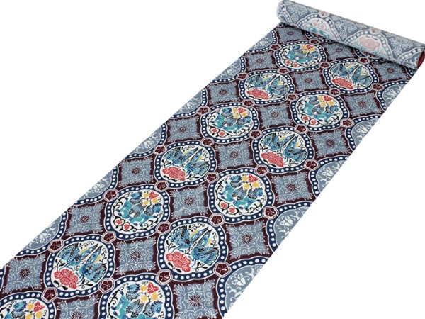 楽天市場】染め帯 名古屋帯 琉球 紅型 仕立てつき びんがた工房くんや