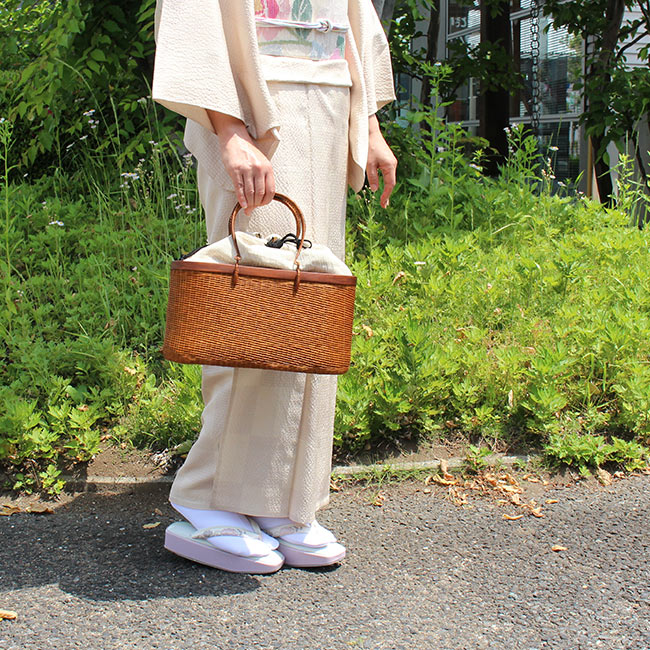 楽天市場】【3/4 20時〜☆20%OFF】かごバッグ 大きめ 和小物さくら