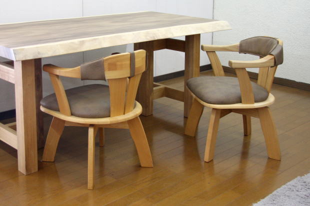 楽天市場】ダイニングチェア アームチェア 回転椅子 イス C-123DX 肘