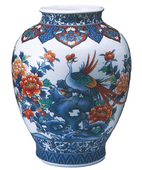 楽天市場】伊万里焼 魯山窯 花鳥絵 特大花瓶 : Gracious