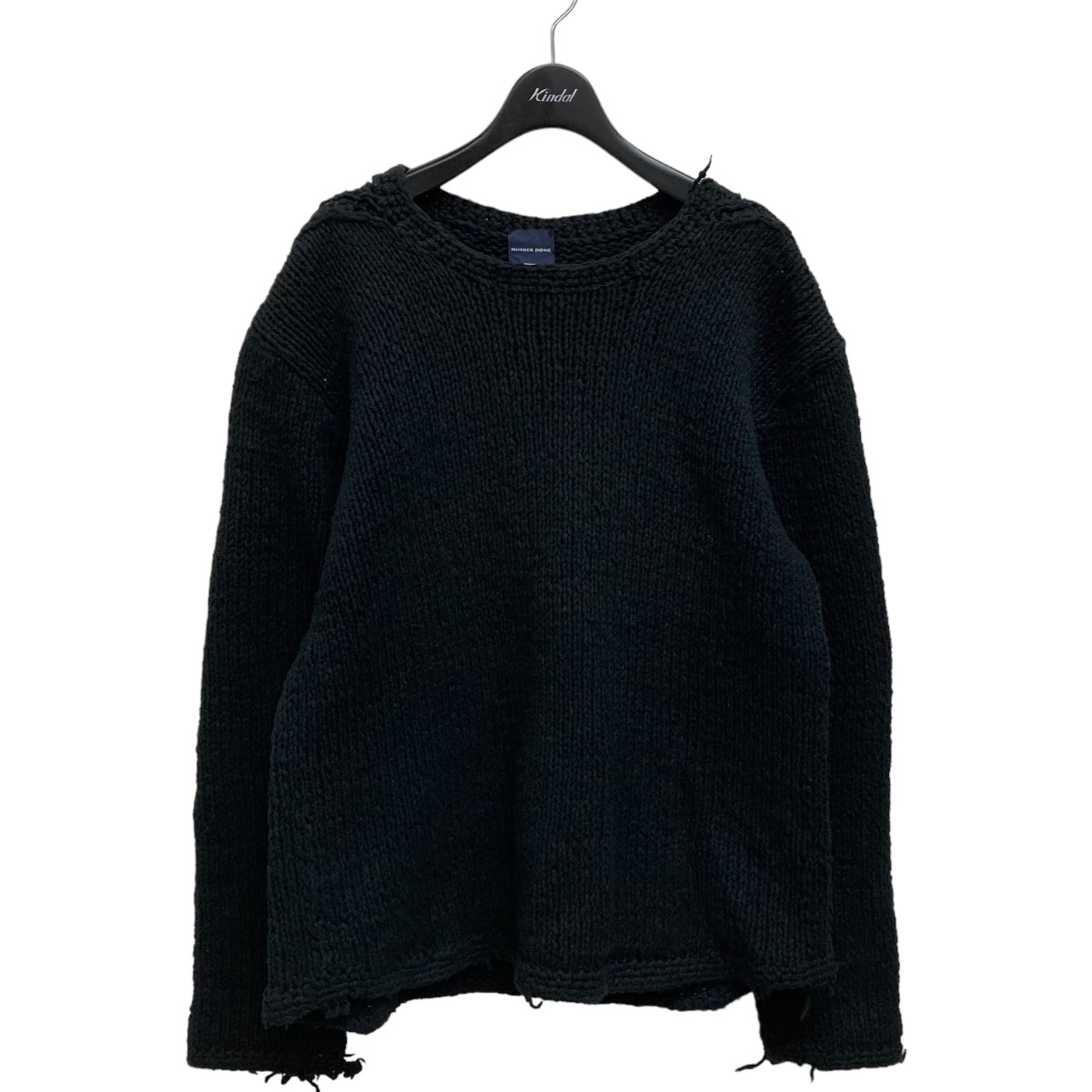 楽天市場】【中古】NUMBER (N)INEグランジニット ブラック サイズ：4