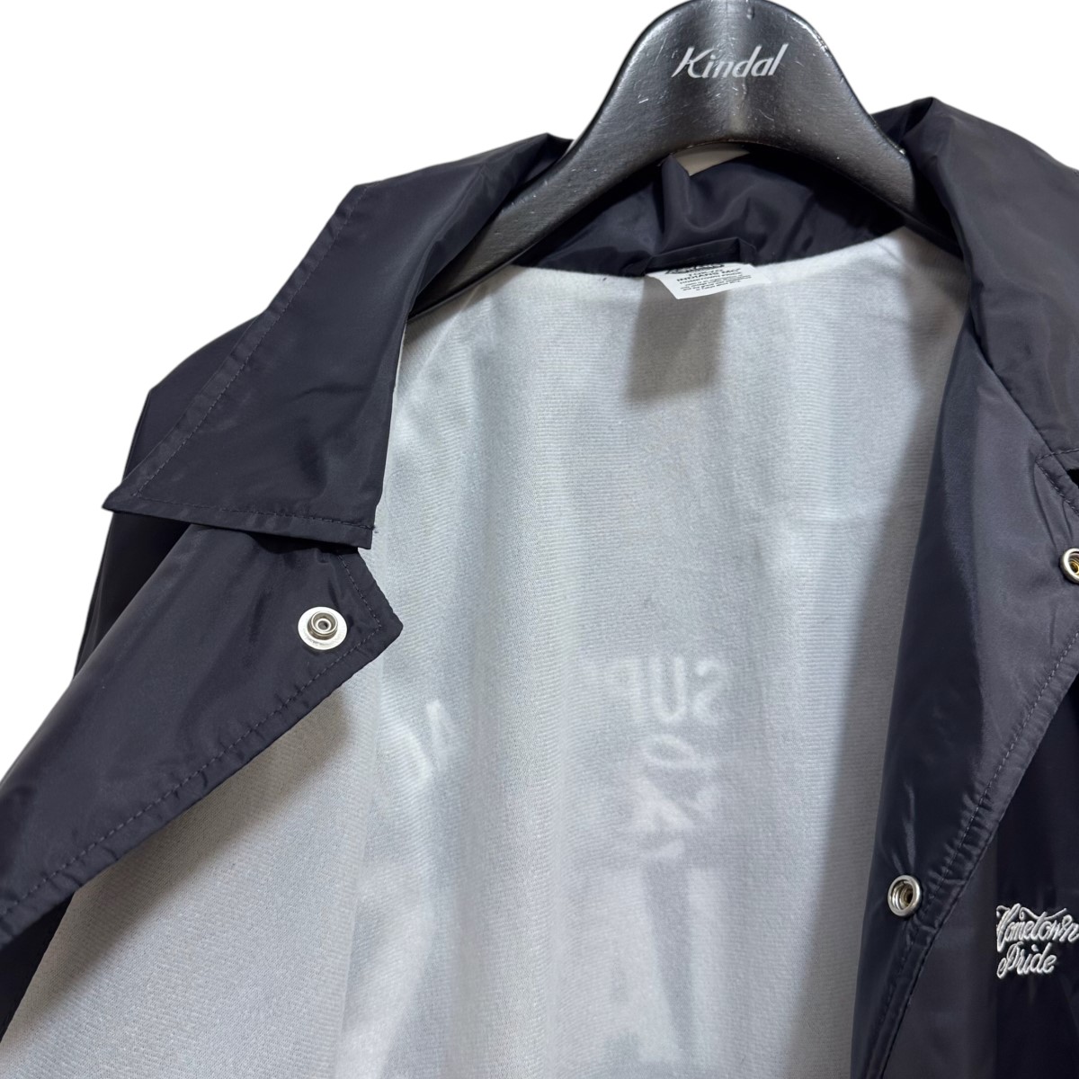 楽天市場】【中古】TOKYO INDIANS刺繍 ロゴ コーチジャケット 紺色