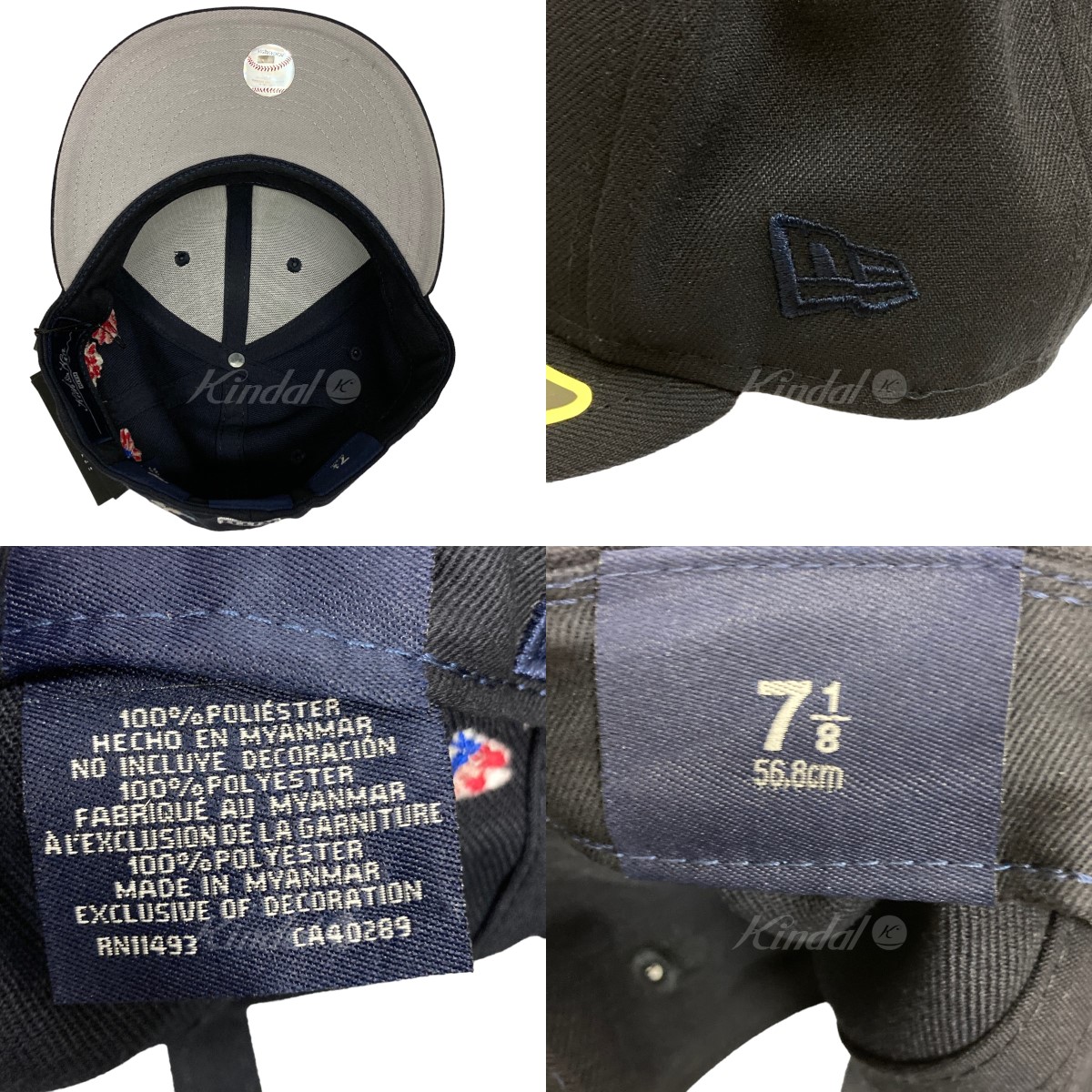 楽天市場】【中古】KITH x New Eraフラワー刺しゅうベースボール