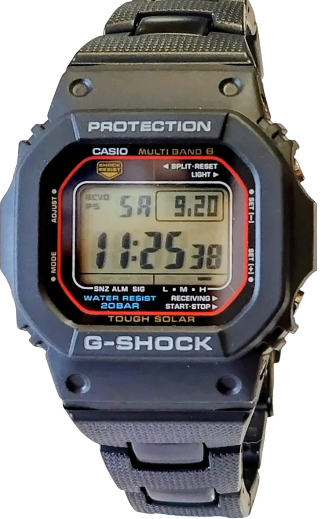 楽天市場】メタルコアバンド装着のGW-M5610U-1JFカスタムモデル【電波