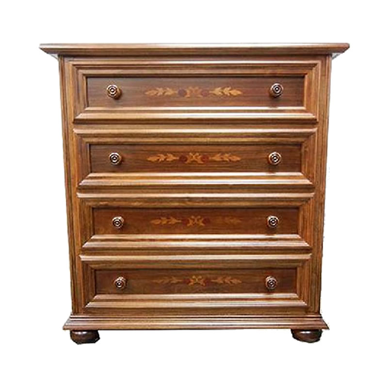 楽天市場】輸入家具 イタリア家具 チェスト 4段 象嵌 FAX台 輸入家具